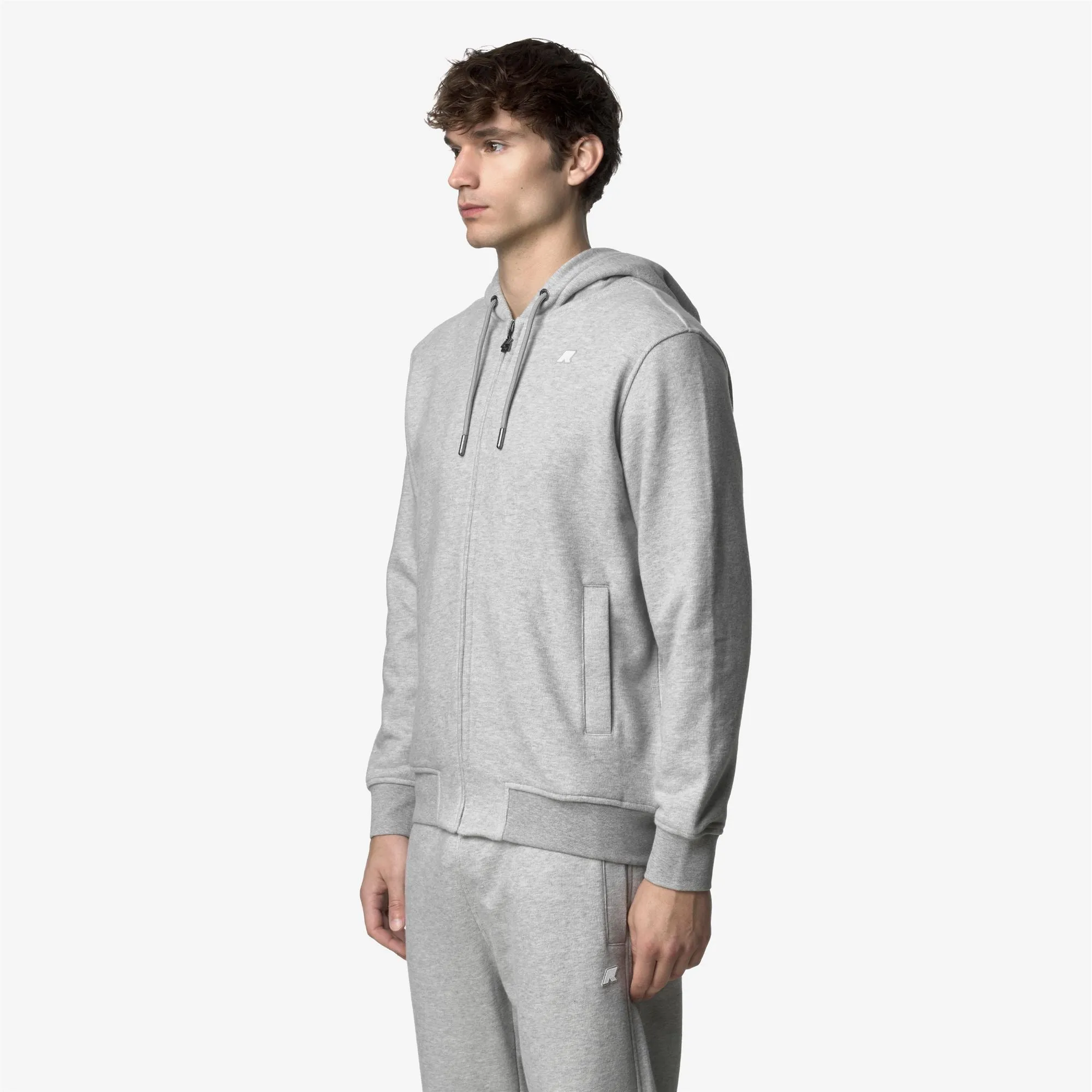 ANTHONY HEAVY FLEECE - Fleece - Jacket - Man - GREY MEL sold by K-Way product image thumbnail 2