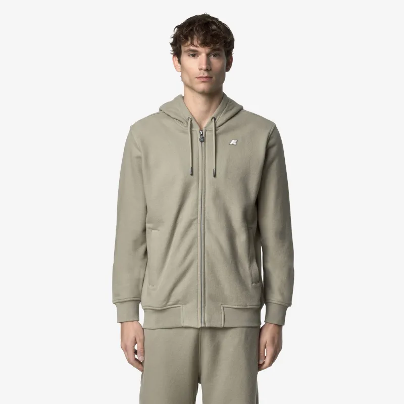 ANTHONY HEAVY FLEECE - Fleece - Jacket - Man - Green Oak made by K-Way