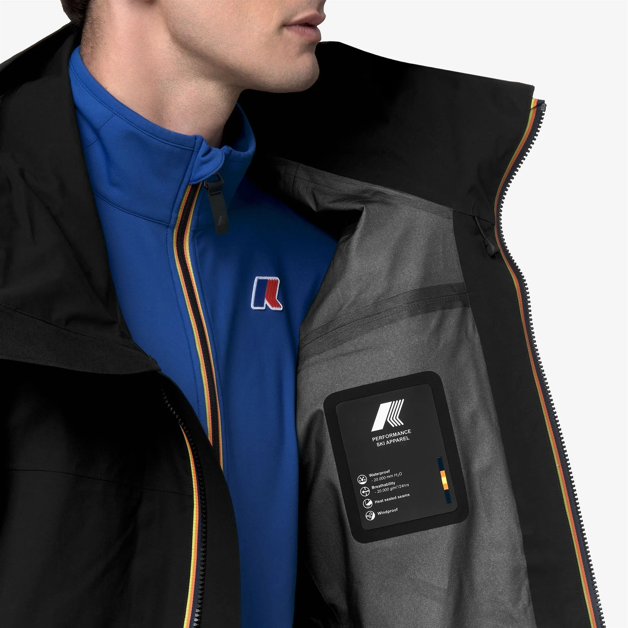 OLLIE 3L SCOTTY JAMES - Jackets - Mid - Man - Black Pure sold by K-Way product image thumbnail 4