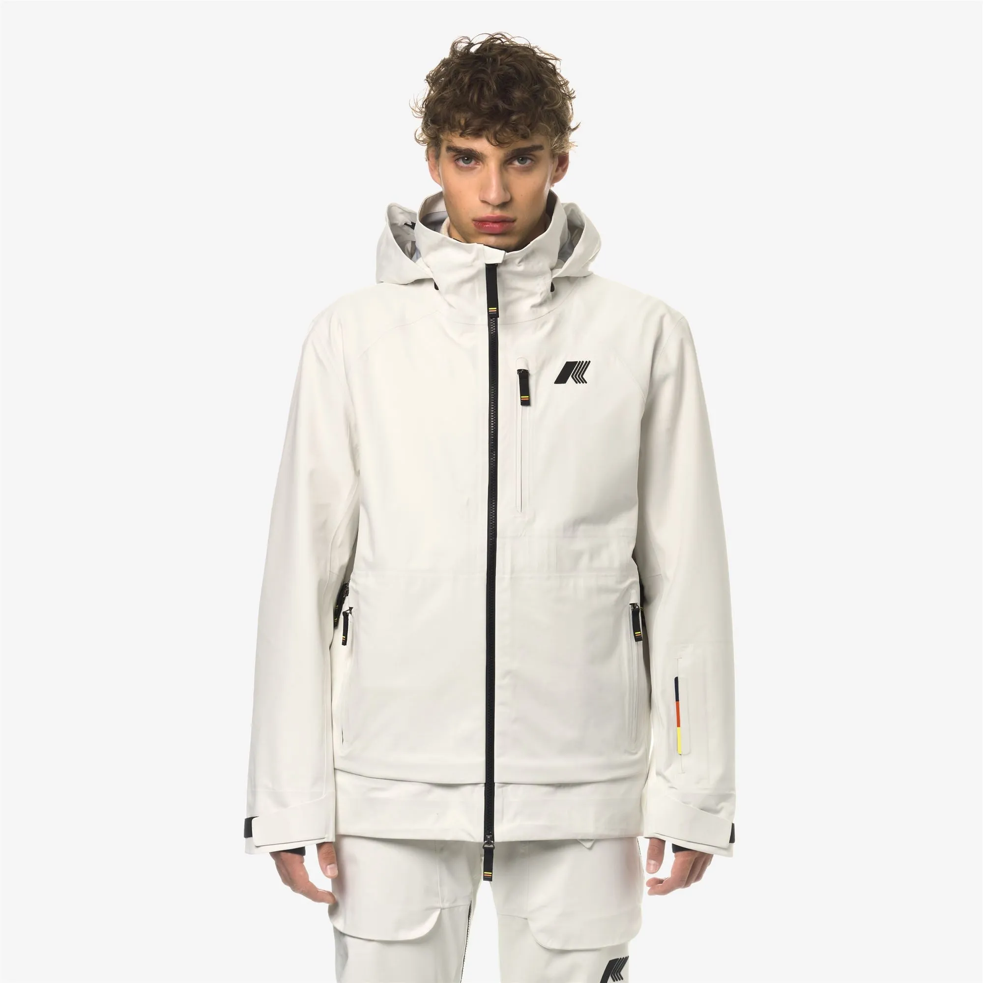 BOZEL 3 LAYERS-SHELL JACKET - Jackets - Mid - Man - White Gardenia sold by K-Way