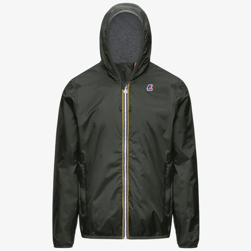 JACQUES NYLON JERSEY - Jackets - Short - Man - GREEN BLACKISH made by K-Way