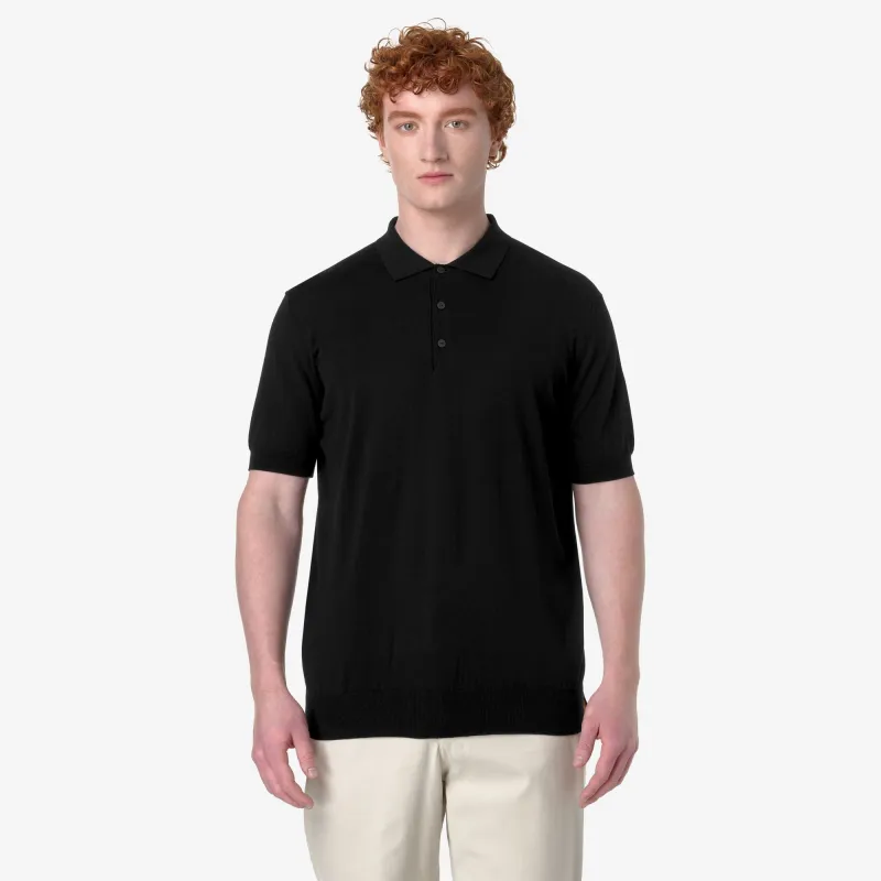 PLEYNE - Knitwear - Polo - Man - Black Pure made by K-Way