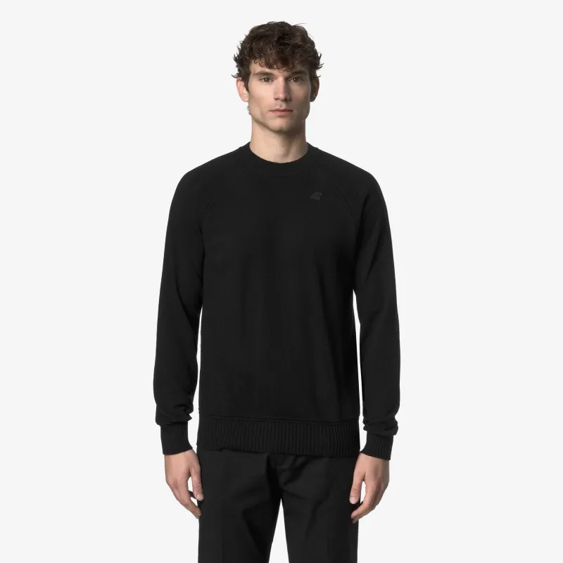 SEBAS WOOL CASHMERE - Knitwear - Pull Over - Man - Black Pure made by K-Way