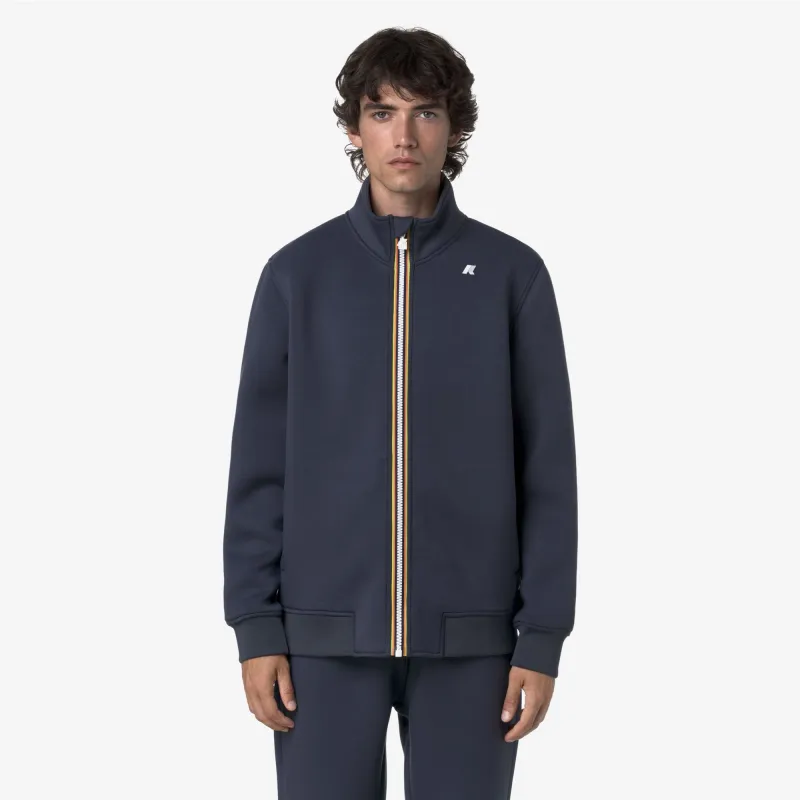 FINN SPACER - Fleece - Jacket - Man - Blue Airforce made by K-Way