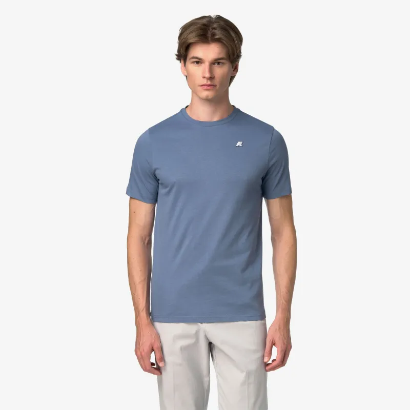 ODOM JERSEY PEACH - T-Shirts & Top - T-Shirt - Man - Blue Wild made by K-Way