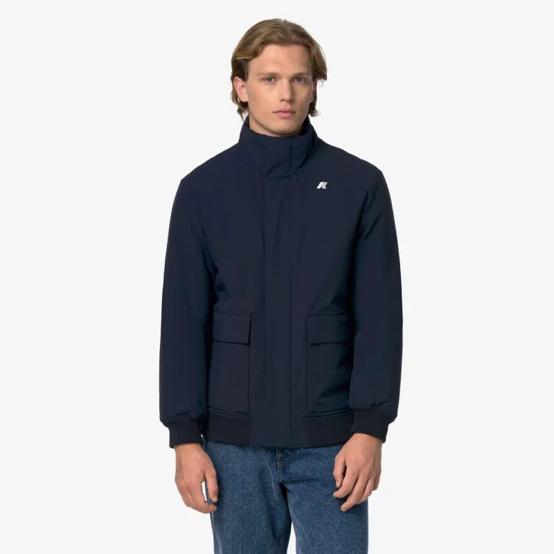 HERVE ST WARM - Jackets - Mid - Man - Blue Depth made by K-Way