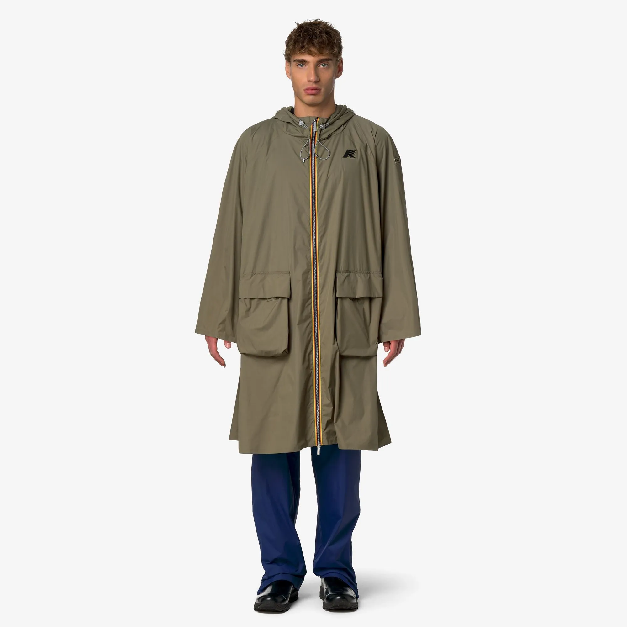 ROUELLE 4.0 BROMPTON - Jackets - Poncho - Unisex - Green Mud sold by K-Way