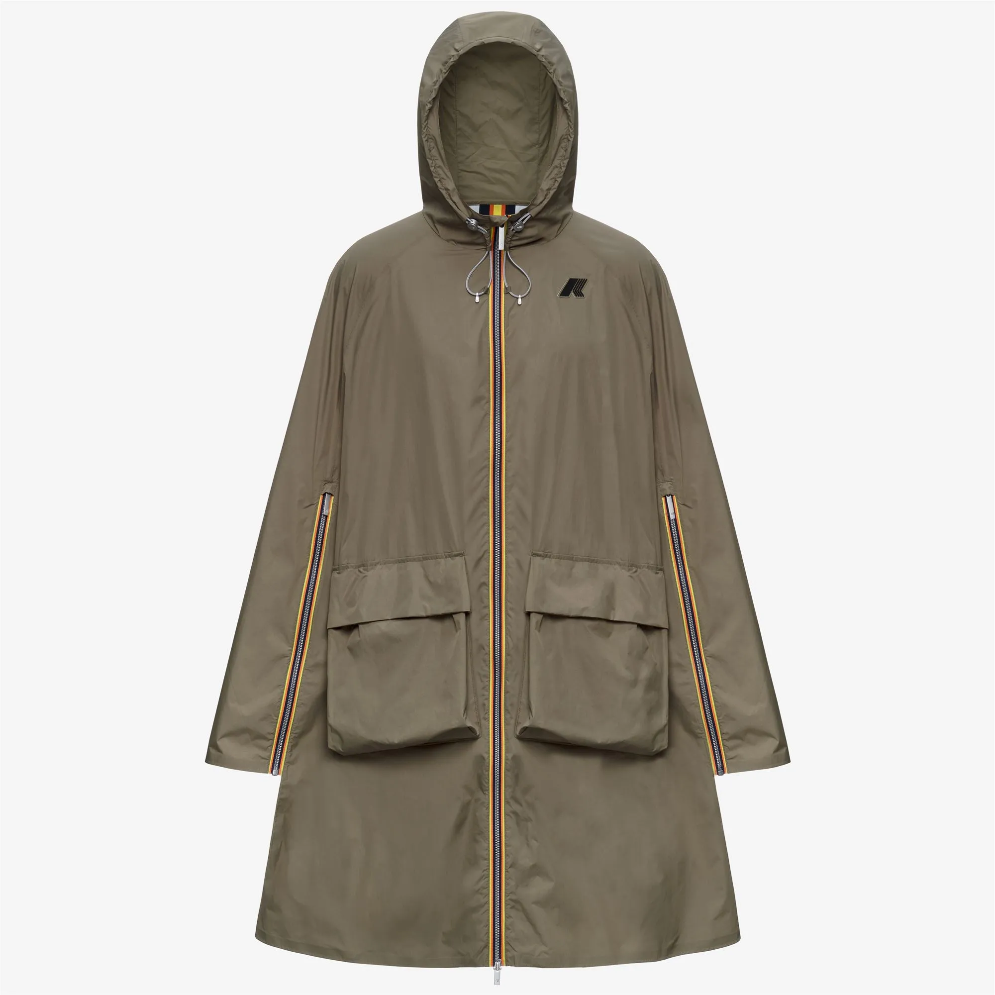 ROUELLE 4.0 BROMPTON - Jackets - Poncho - Unisex - Green Mud sold by K-Way product image thumbnail 5
