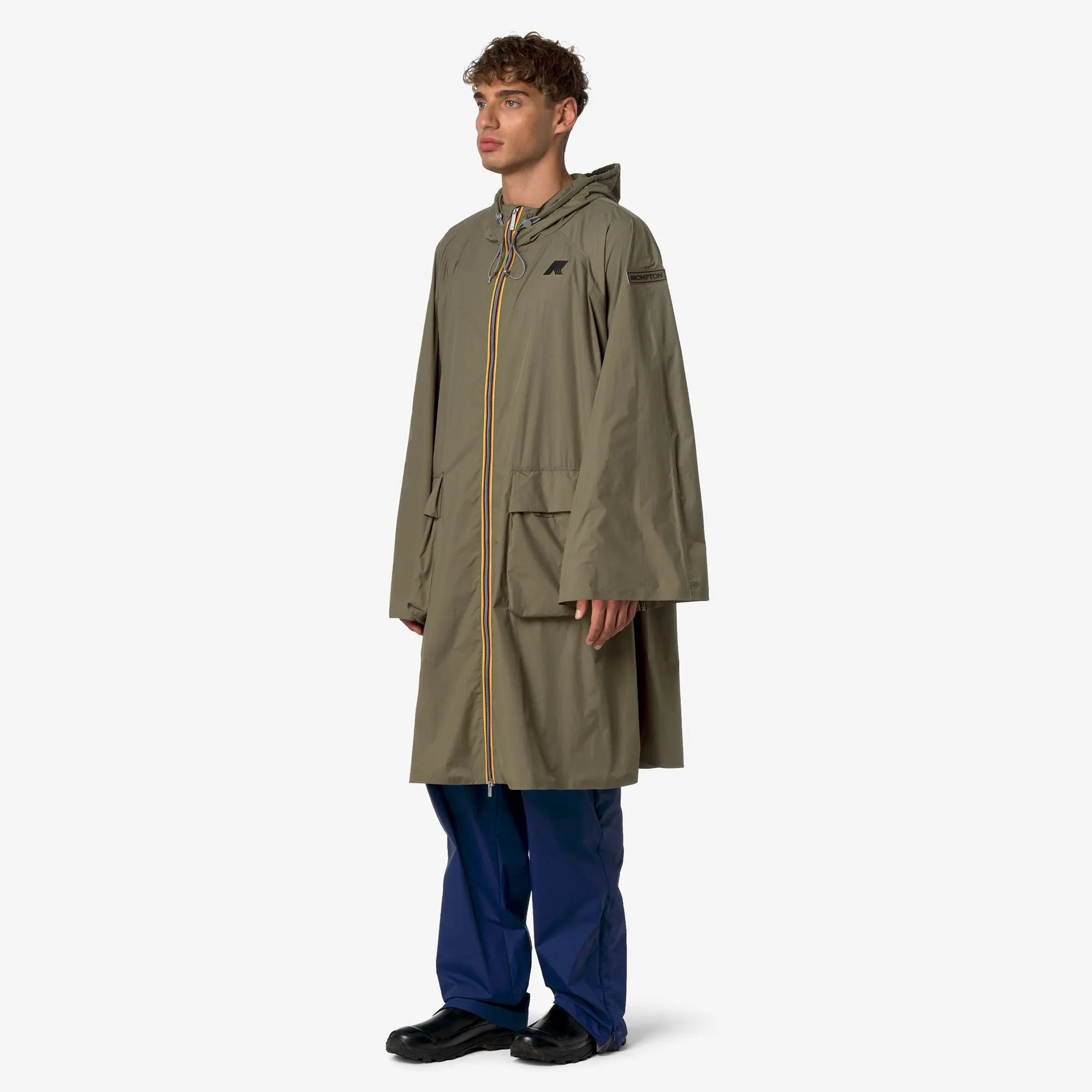 ROUELLE 4.0 BROMPTON - Jackets - Poncho - Unisex - Green Mud sold by K-Way product image thumbnail 2