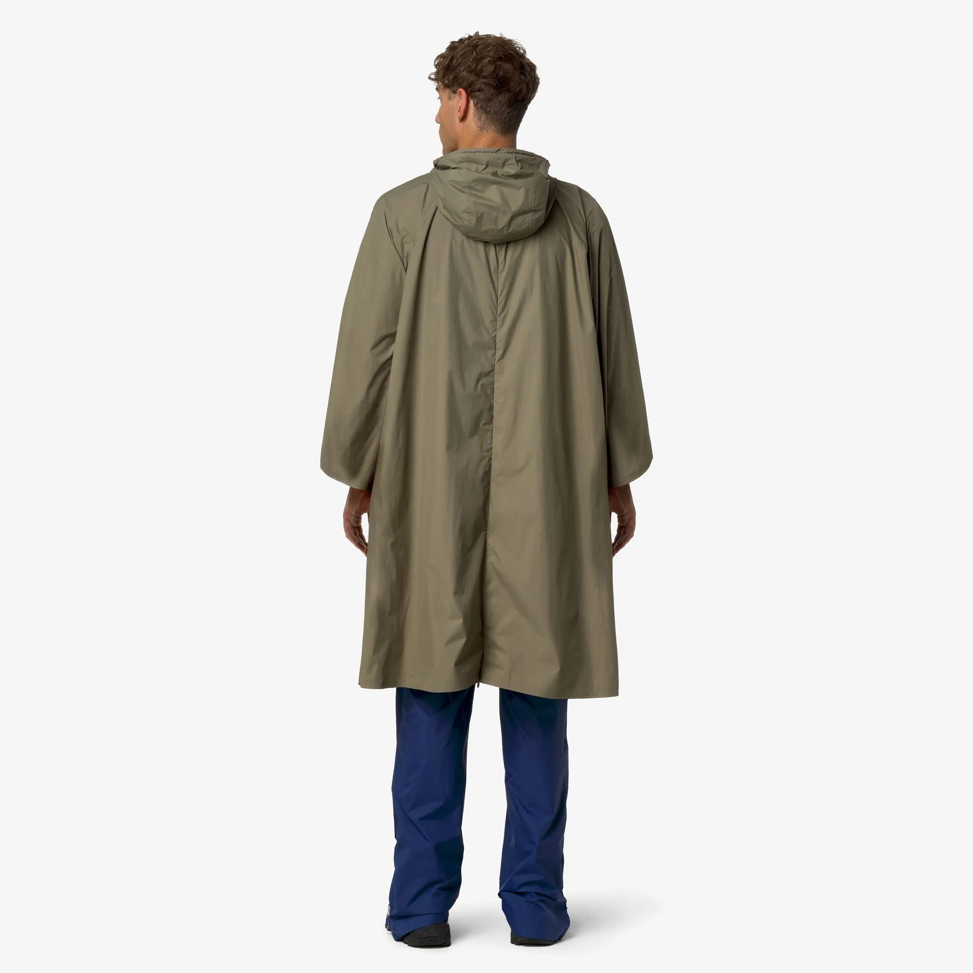 ROUELLE 4.0 BROMPTON - Jackets - Poncho - Unisex - Green Mud sold by K-Way product image thumbnail 3