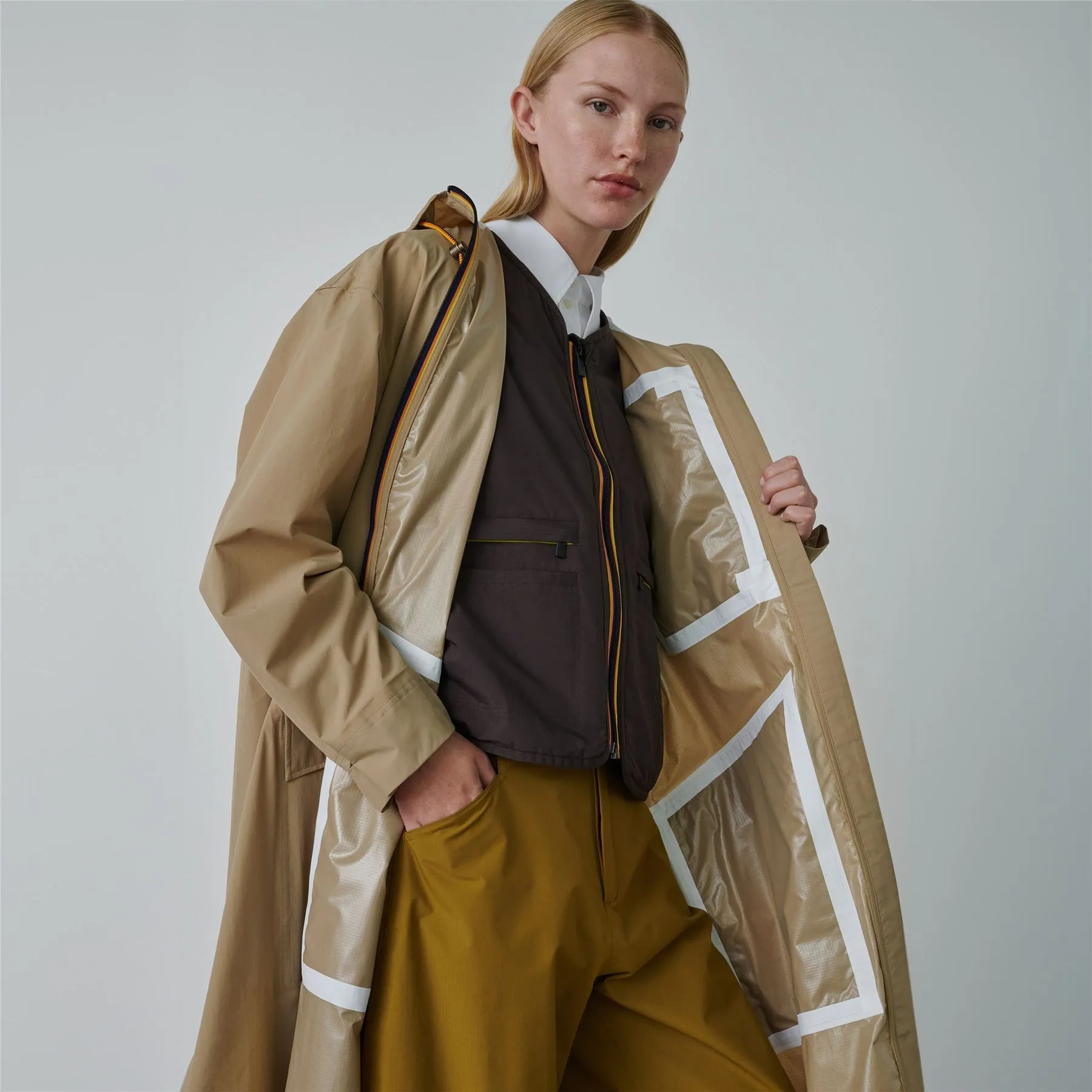 LE VRAI 2.1 AMIABLE PRADEL SOEUR - Beige Khaki sold by K-Way product image thumbnail 4