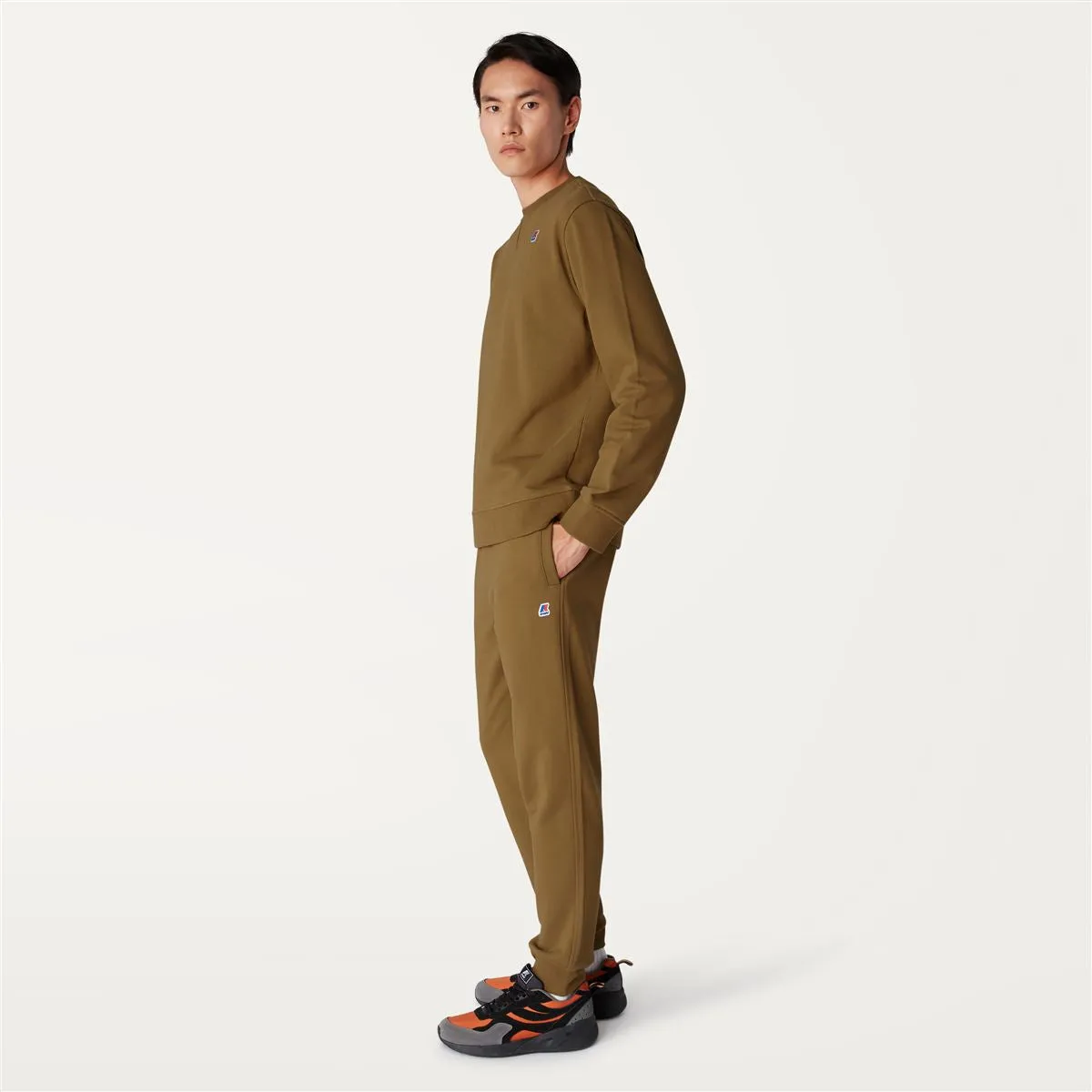 Mick - Pants - Sport Trousers - Man - Brown Greenish sold by K-Way product image thumbnail 4