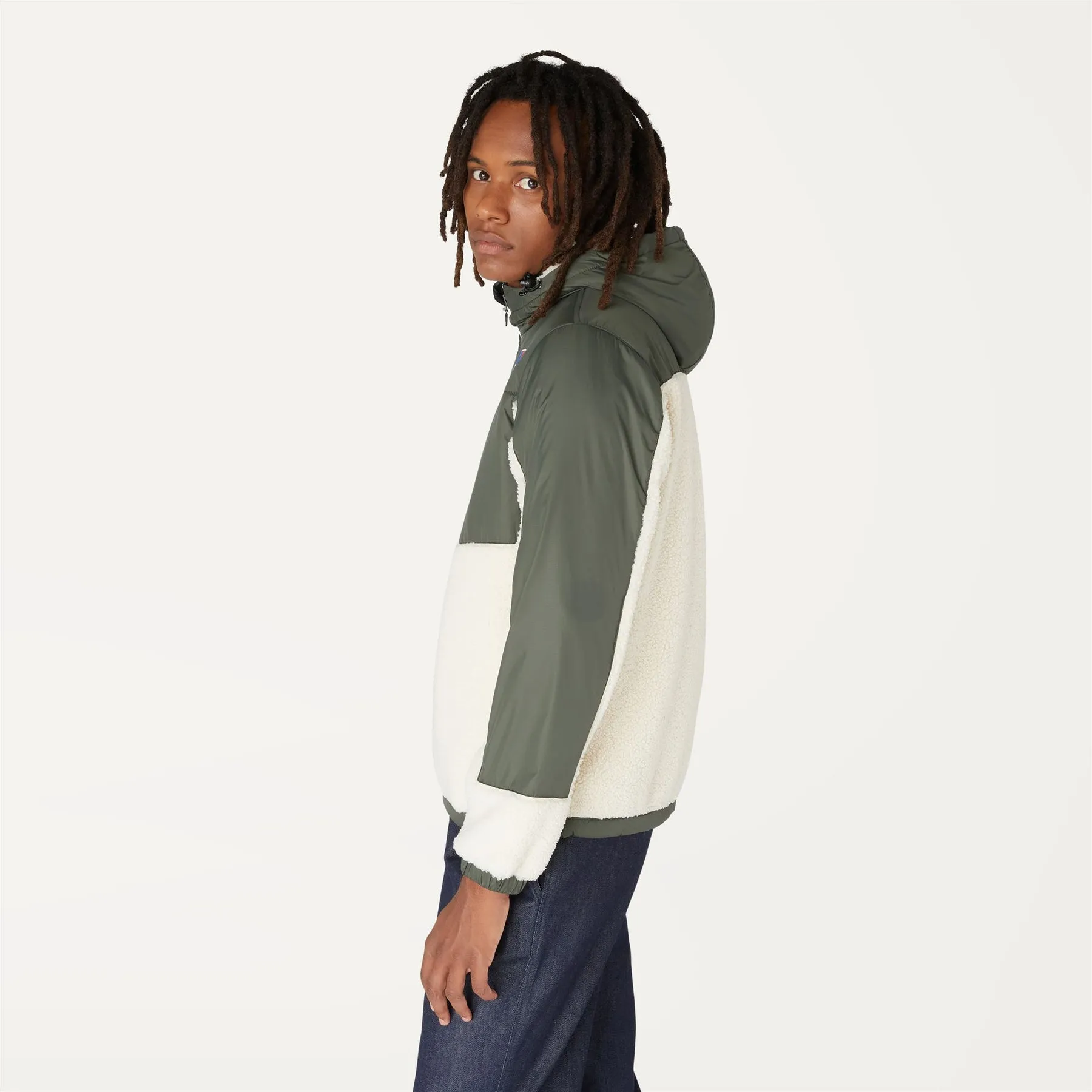 LE VRAI 3.0 NEIGE ORSETTO - Ecru-Green Blackish sold by K-Way product image thumbnail 4
