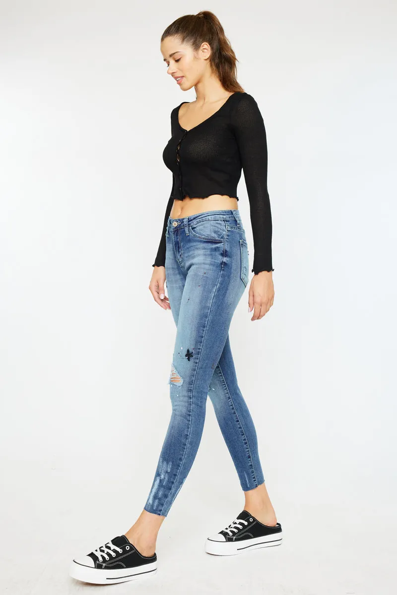 Allyson Mid Rise Super Skinny sold by Kan Can product image thumbnail 4