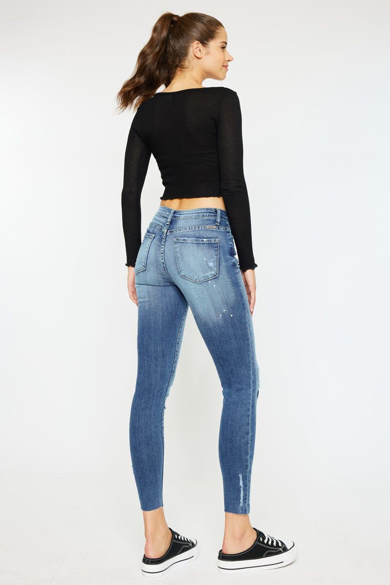 Allyson Mid Rise Super Skinny sold by Kan Can product image thumbnail 2