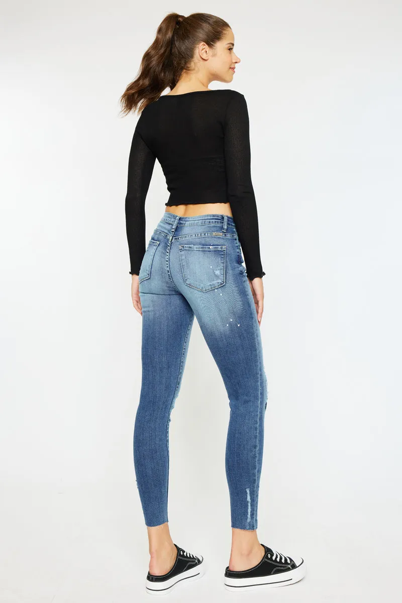 Allyson Mid Rise Super Skinny sold by Kan Can product image thumbnail 2