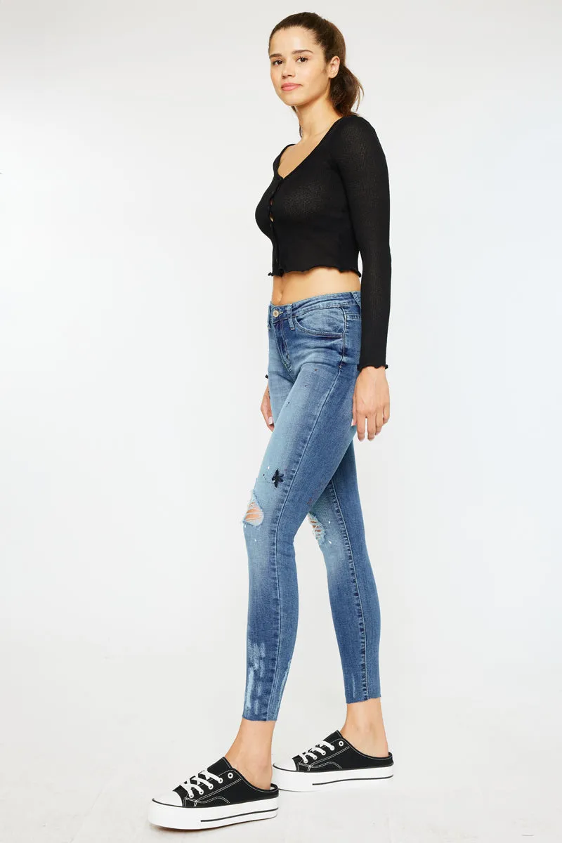 Allyson Mid Rise Super Skinny sold by Kan Can product image thumbnail 5