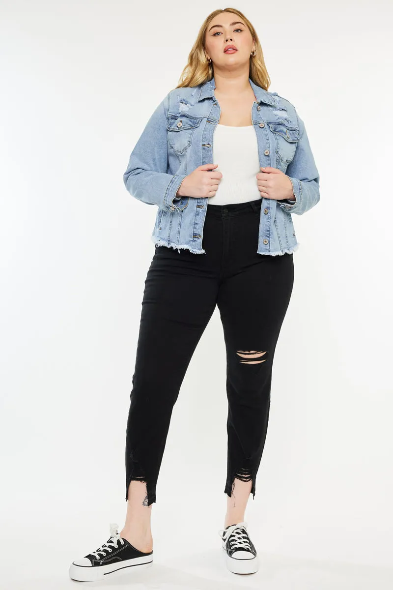 Loren Denim Jacket (Plus Size) sold by Kan Can product image thumbnail 3