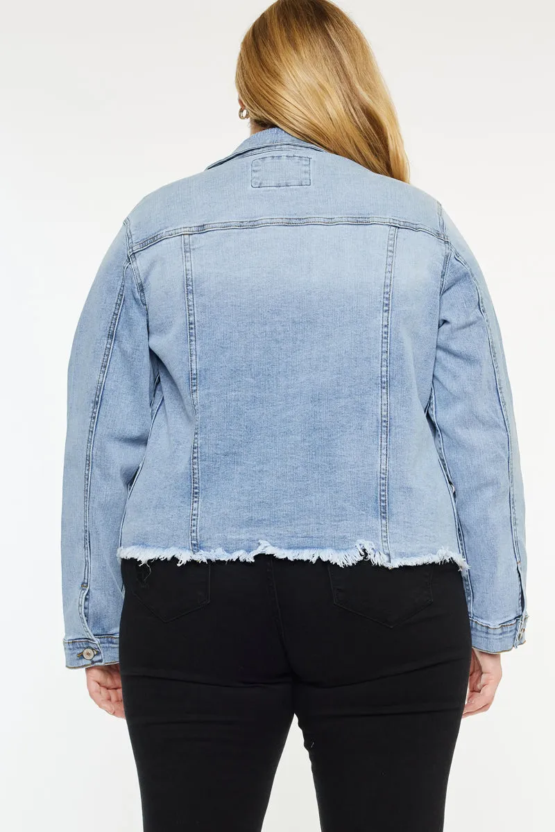 Loren Denim Jacket (Plus Size) sold by Kan Can product image thumbnail 2
