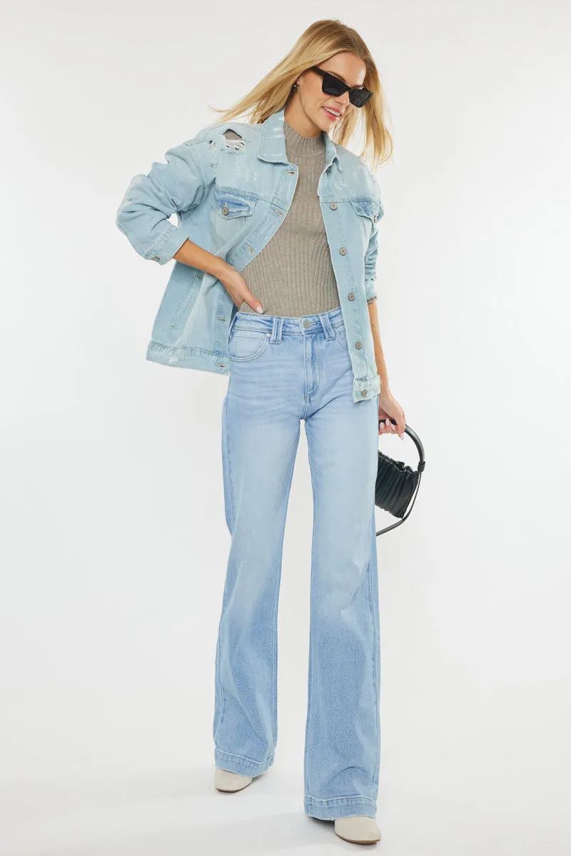 Juliany High Rise Holly Flare Jeans sold by Kan Can product image thumbnail 5
