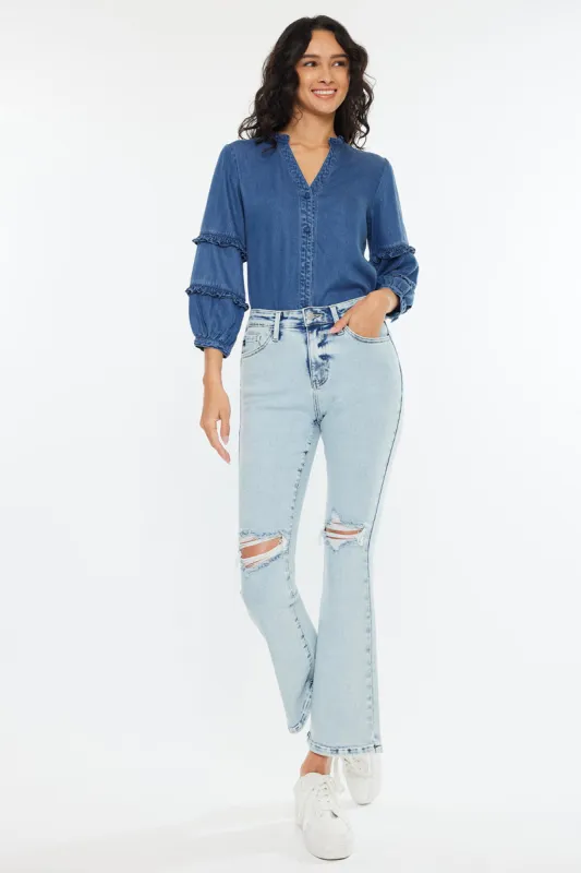 Benny Essentials High Rise Bootcut Jeans sold by Kan Can