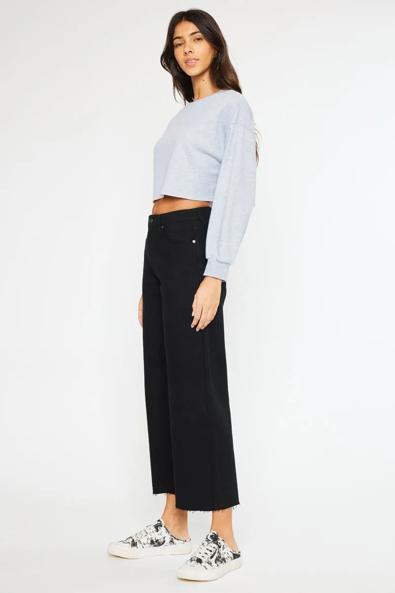 Dianella High Rise Crop Wide Leg Jeans sold by Kan Can product image thumbnail 4