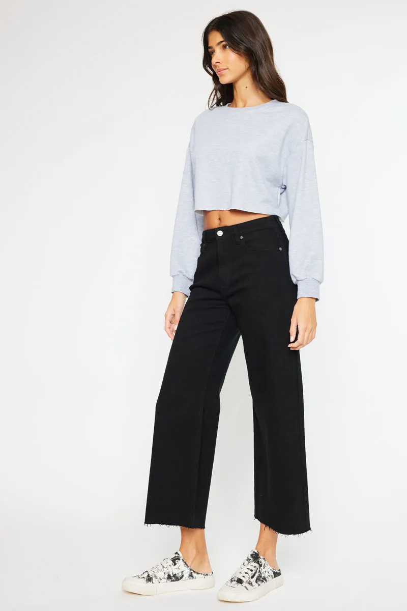 Dianella High Rise Crop Wide Leg Jeans sold by Kan Can product image thumbnail 3