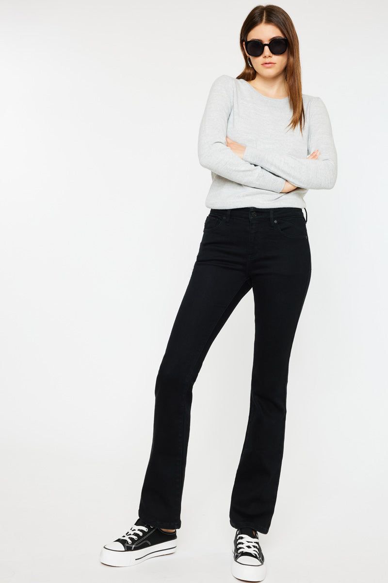 Fern Mid Rise Baby Bootcut Jeans sold by Kan Can product image thumbnail 3