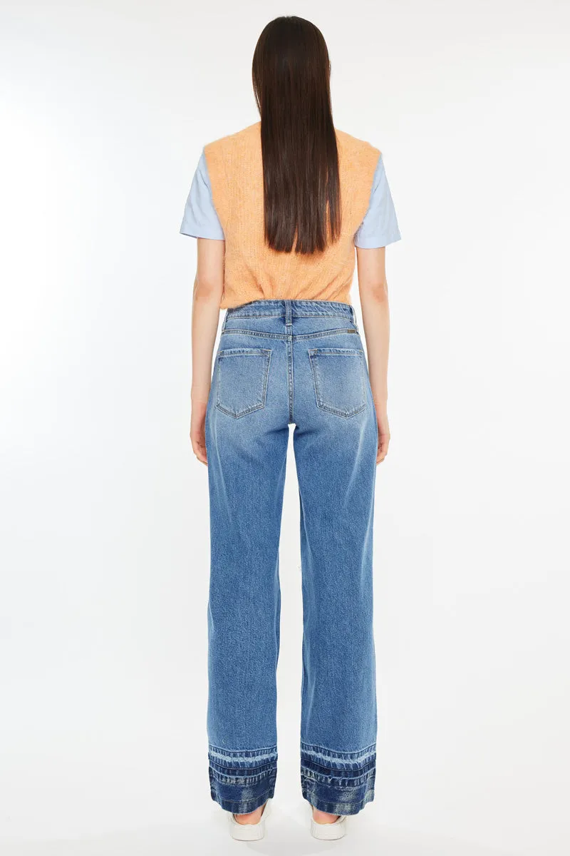 Linda High Rise Wide Leg Jeans sold by Kan Can product image thumbnail 2