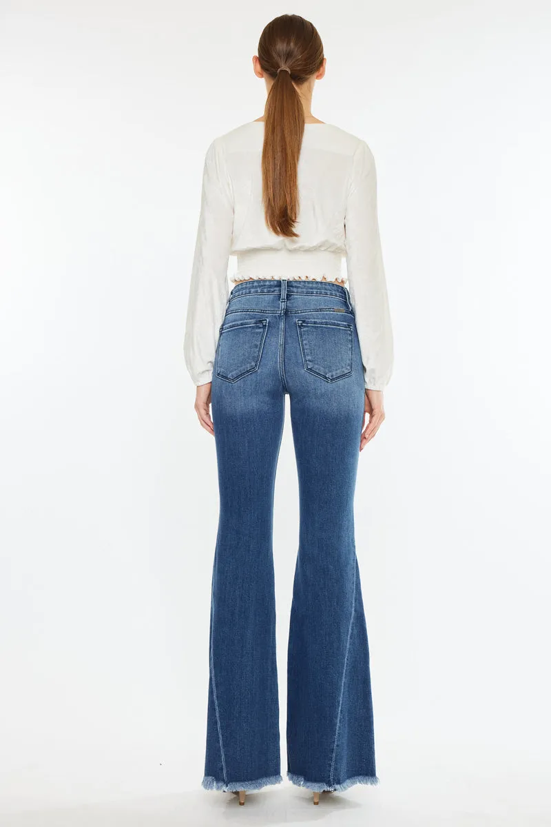 Cleo Mid Rise Flare Jeans sold by Kan Can product image thumbnail 3