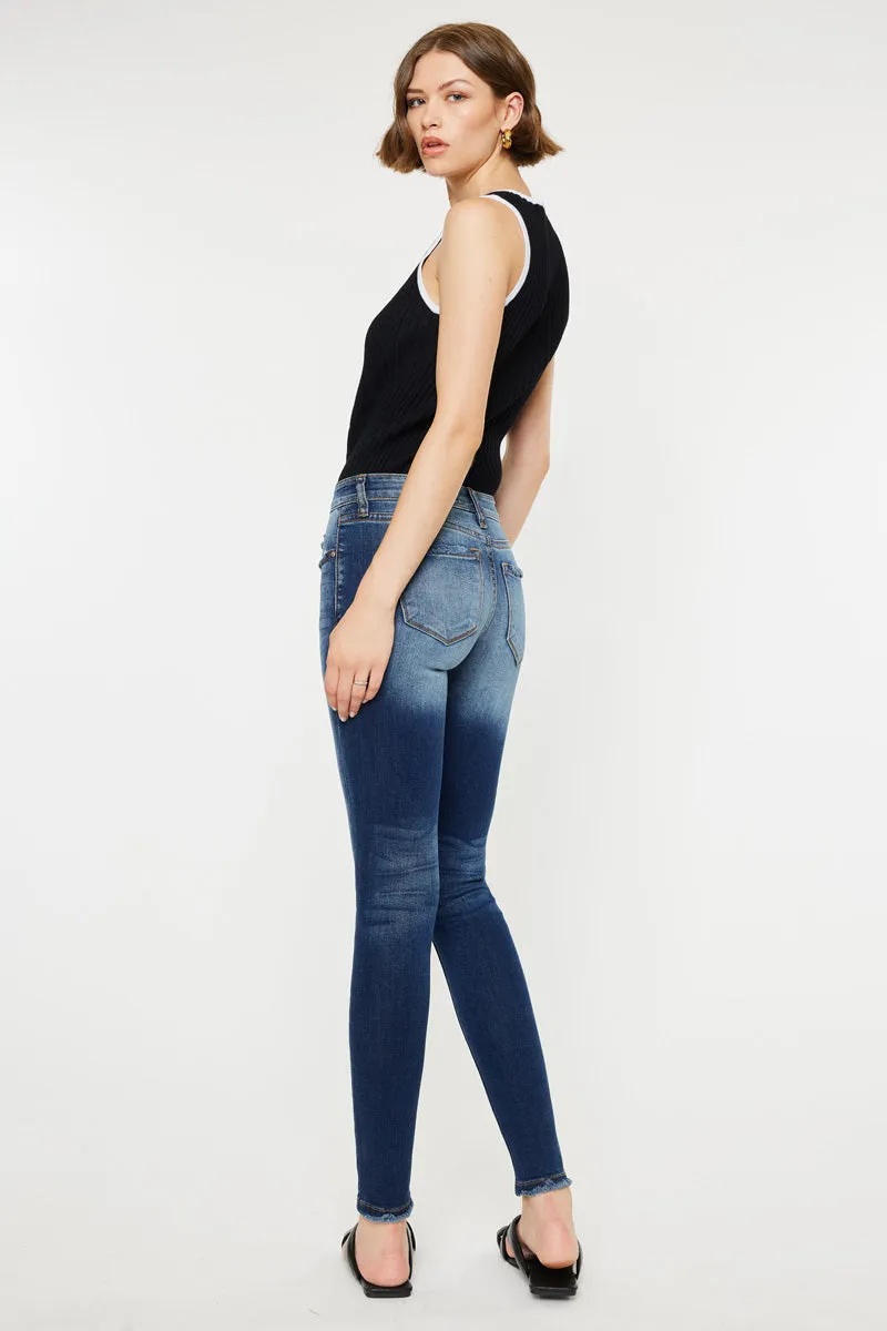 Molly Mid Rise Super Skinny Jeans sold by Kan Can product image thumbnail 2