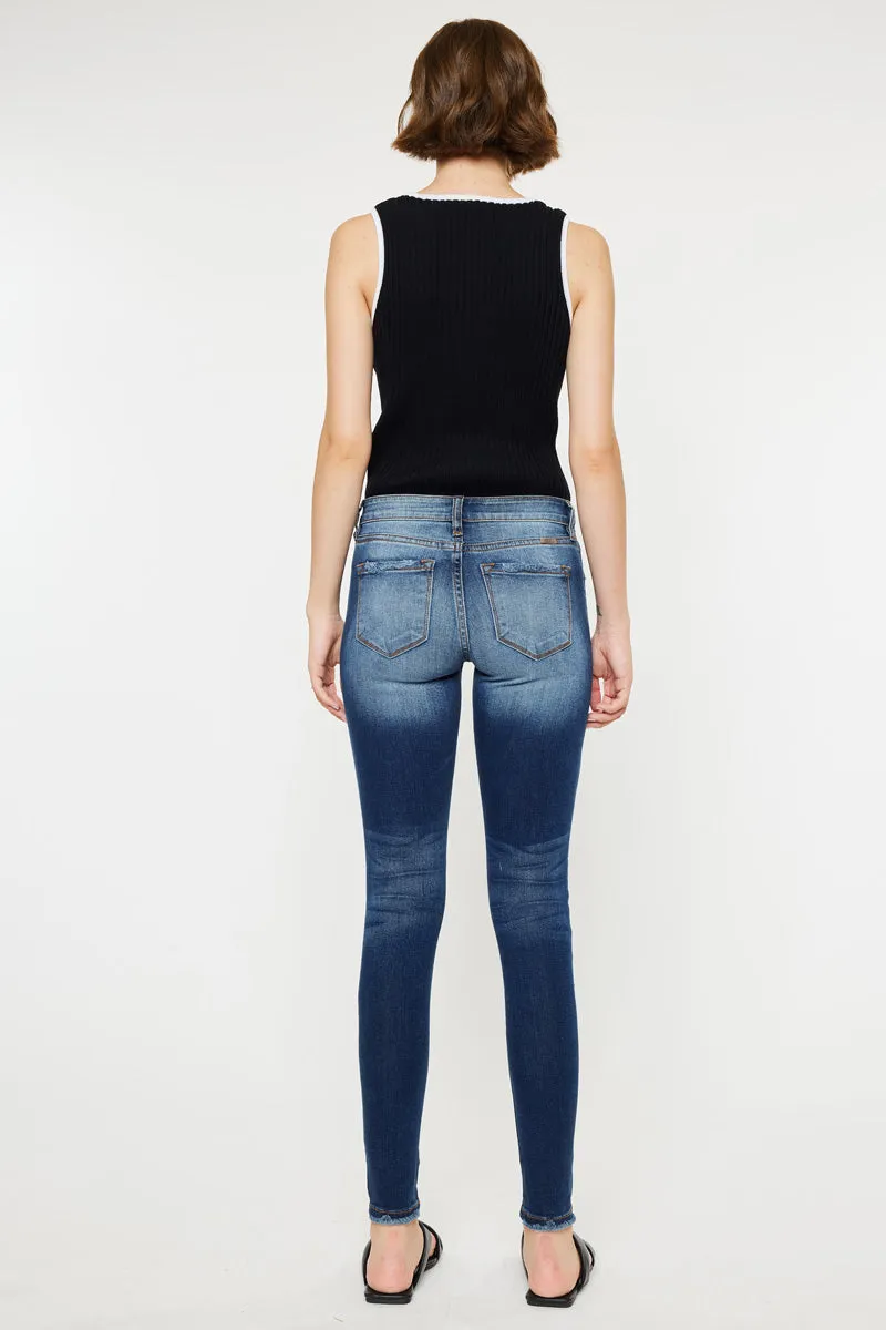 Molly Mid Rise Super Skinny Jeans sold by Kan Can product image thumbnail 5