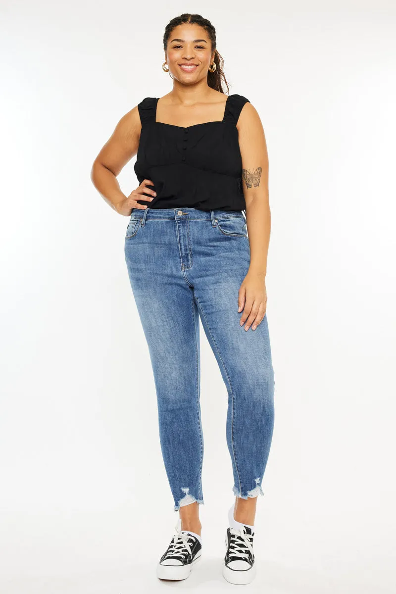 Lana High Rise Ankle Skinny (Plus Size) sold by Kan Can