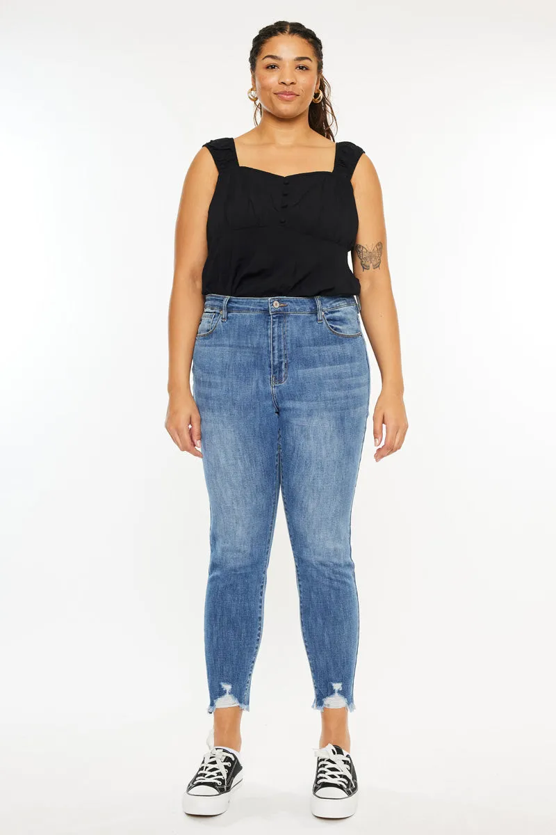 Lana High Rise Ankle Skinny (Plus Size) sold by Kan Can product image thumbnail 4