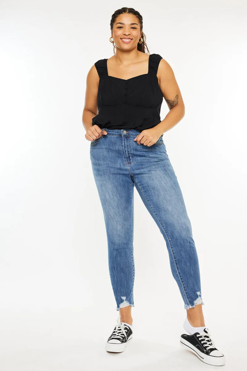 Lana High Rise Ankle Skinny (Plus Size) sold by Kan Can product image thumbnail 2