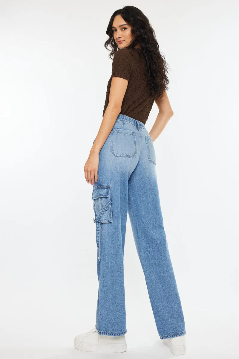 Val High Rise Wide Jeans sold by Kan Can product image thumbnail 2