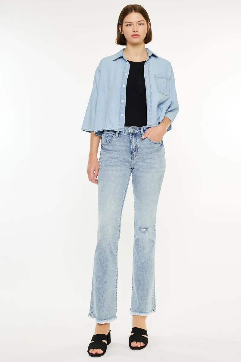 Claire High Rise Bootcut Jeans sold by Kan Can