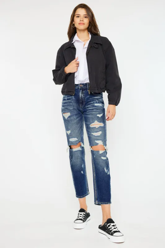 Larisa Ultra High Rise Mom Jeans sold by Kan Can