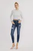 Kaliyah High Rise Ankle Skinny Jeans sold by Kan Can