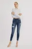 Kaliyah High Rise Ankle Skinny Jeans sold by Kan Can