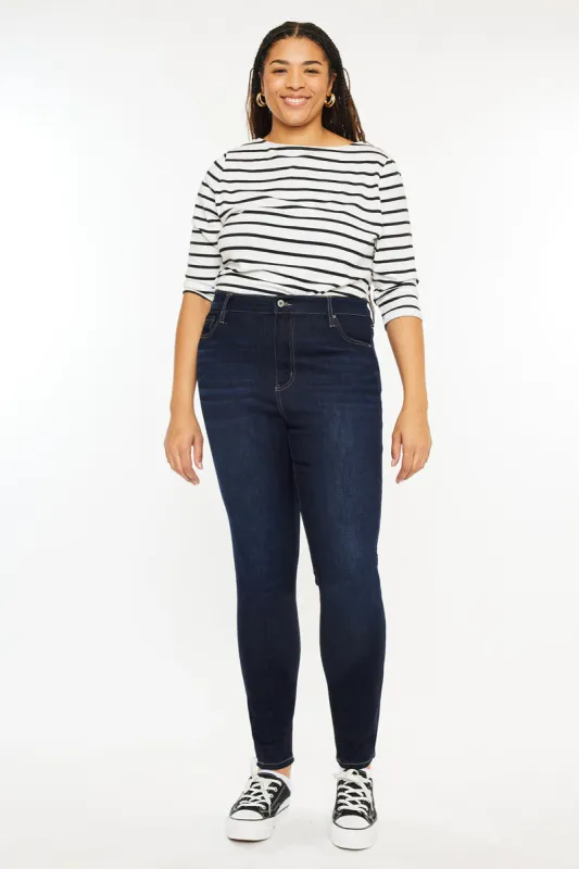 Felicity Ultra High Rise Super Skinny Jeans (Plus Size) sold by Kan Can