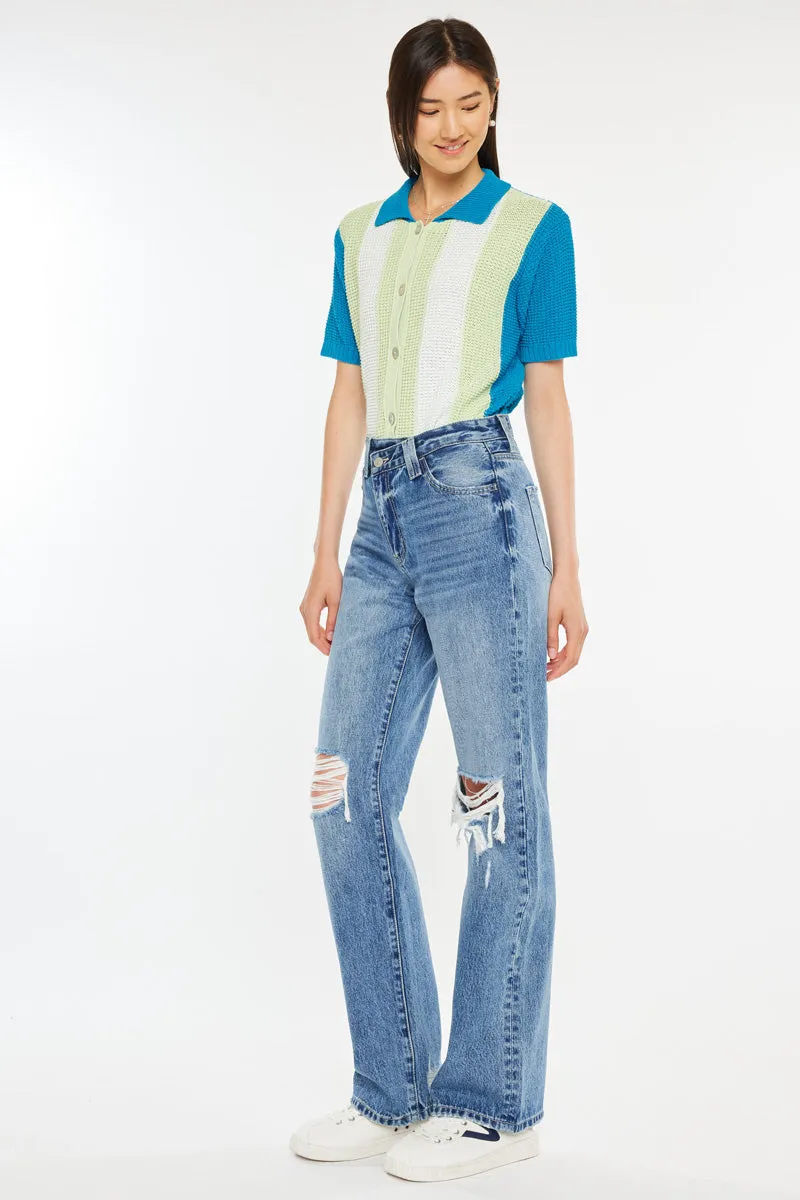 Debra Essentials High Rise 90's Criss Cross Straight sold by Kan Can product image thumbnail 5