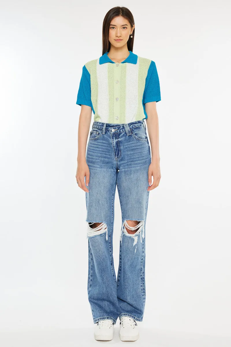 Debra Essentials High Rise 90's Criss Cross Straight sold by Kan Can product image thumbnail 3