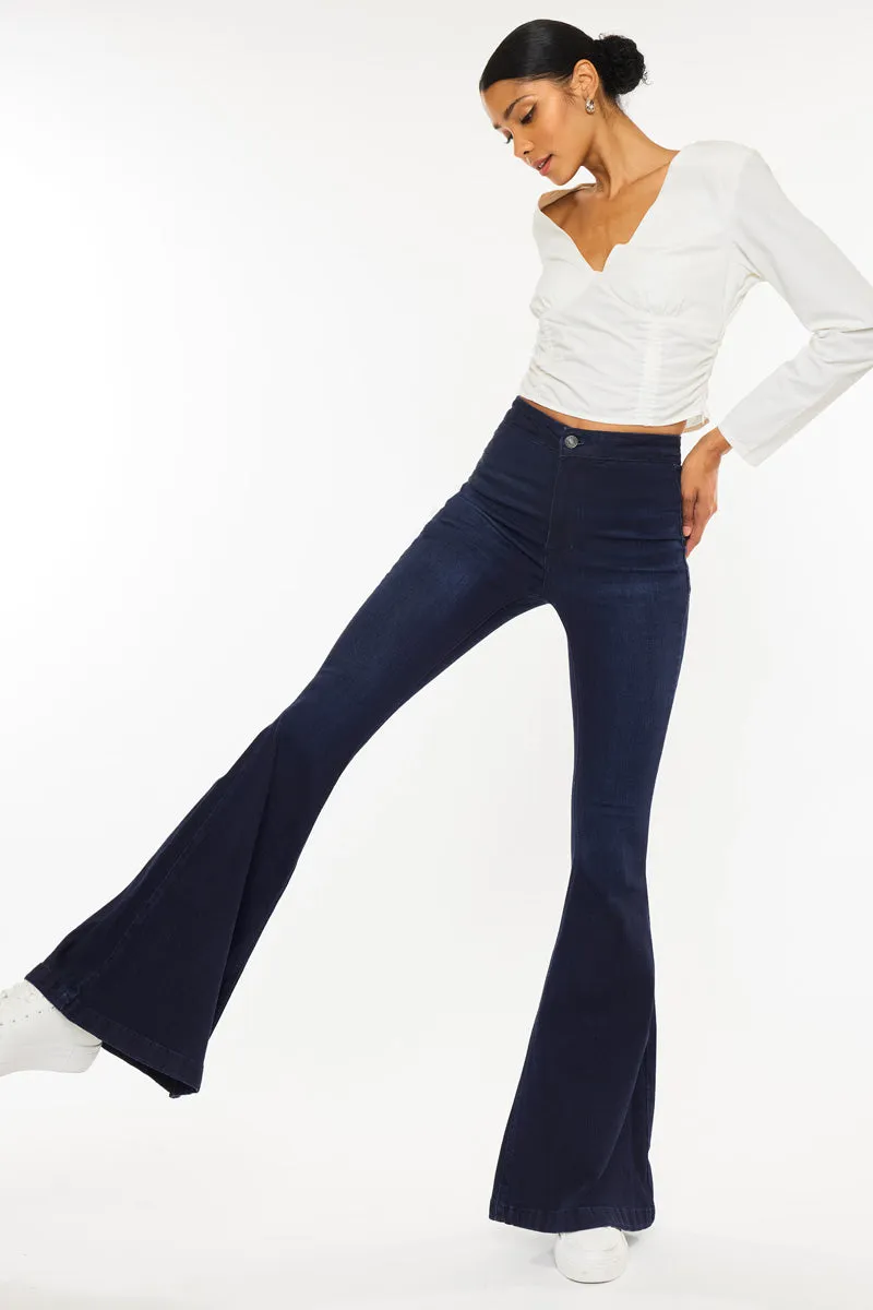 Jainey High Rise Flare Jeans sold by Kan Can product image thumbnail 4