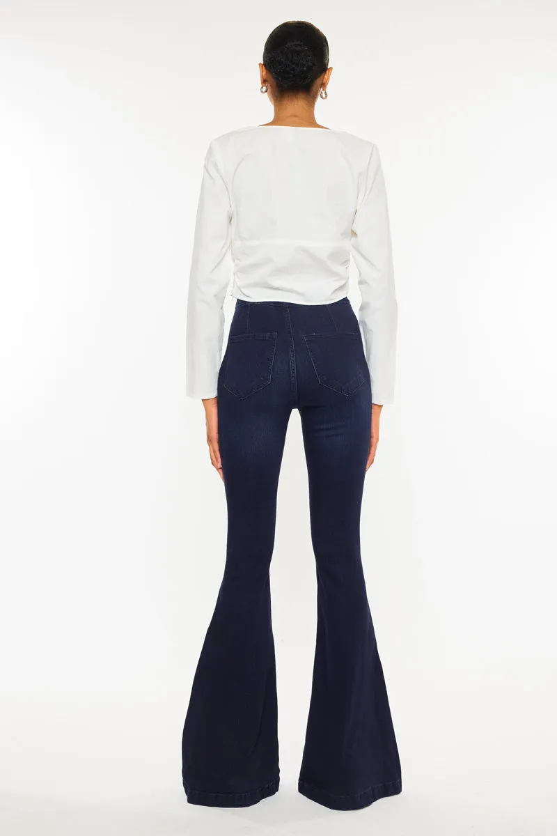 Jainey High Rise Flare Jeans sold by Kan Can product image thumbnail 2