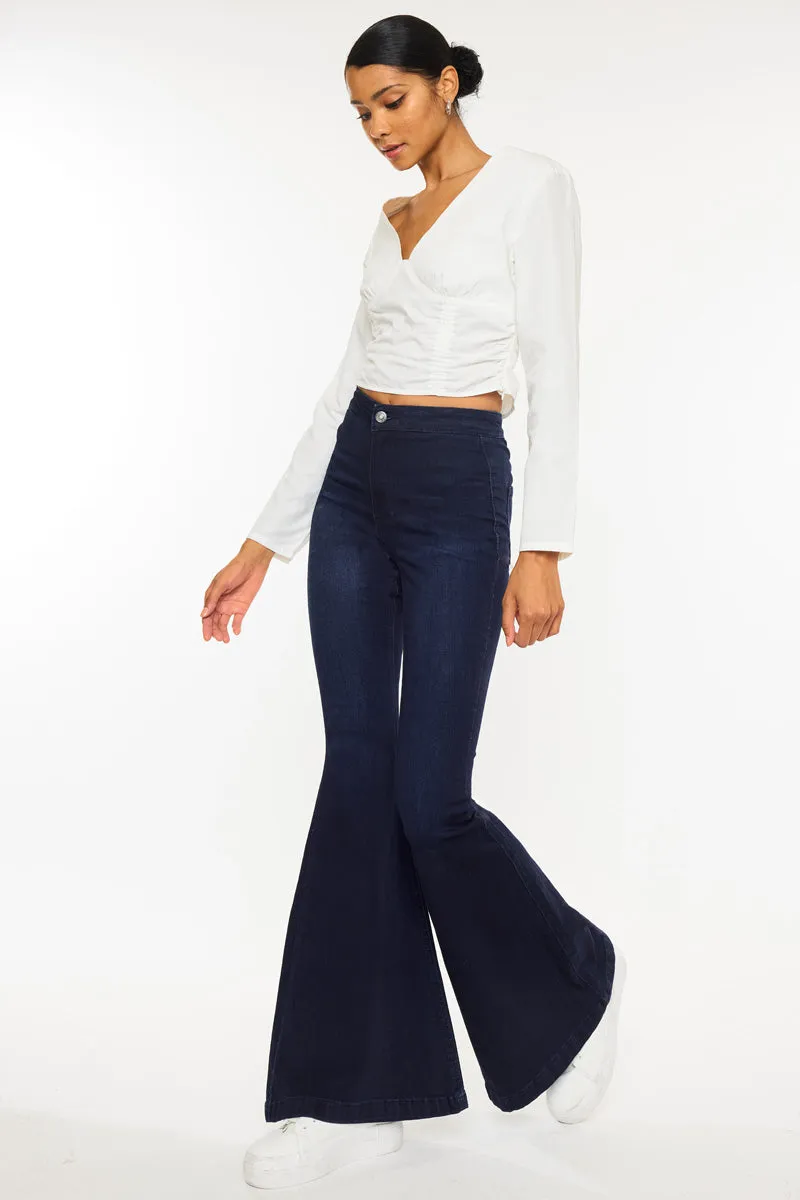 Jainey High Rise Flare Jeans sold by Kan Can product image thumbnail 5