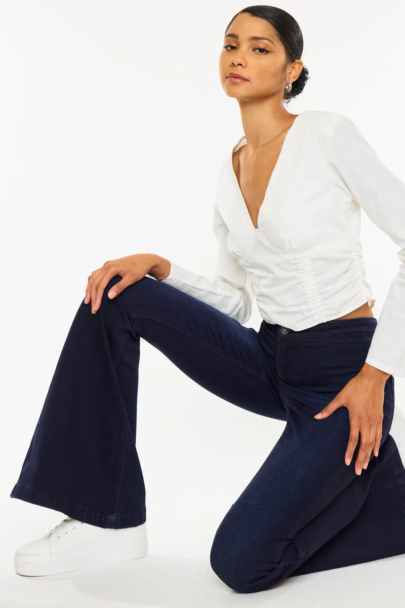 Jainey High Rise Flare Jeans sold by Kan Can