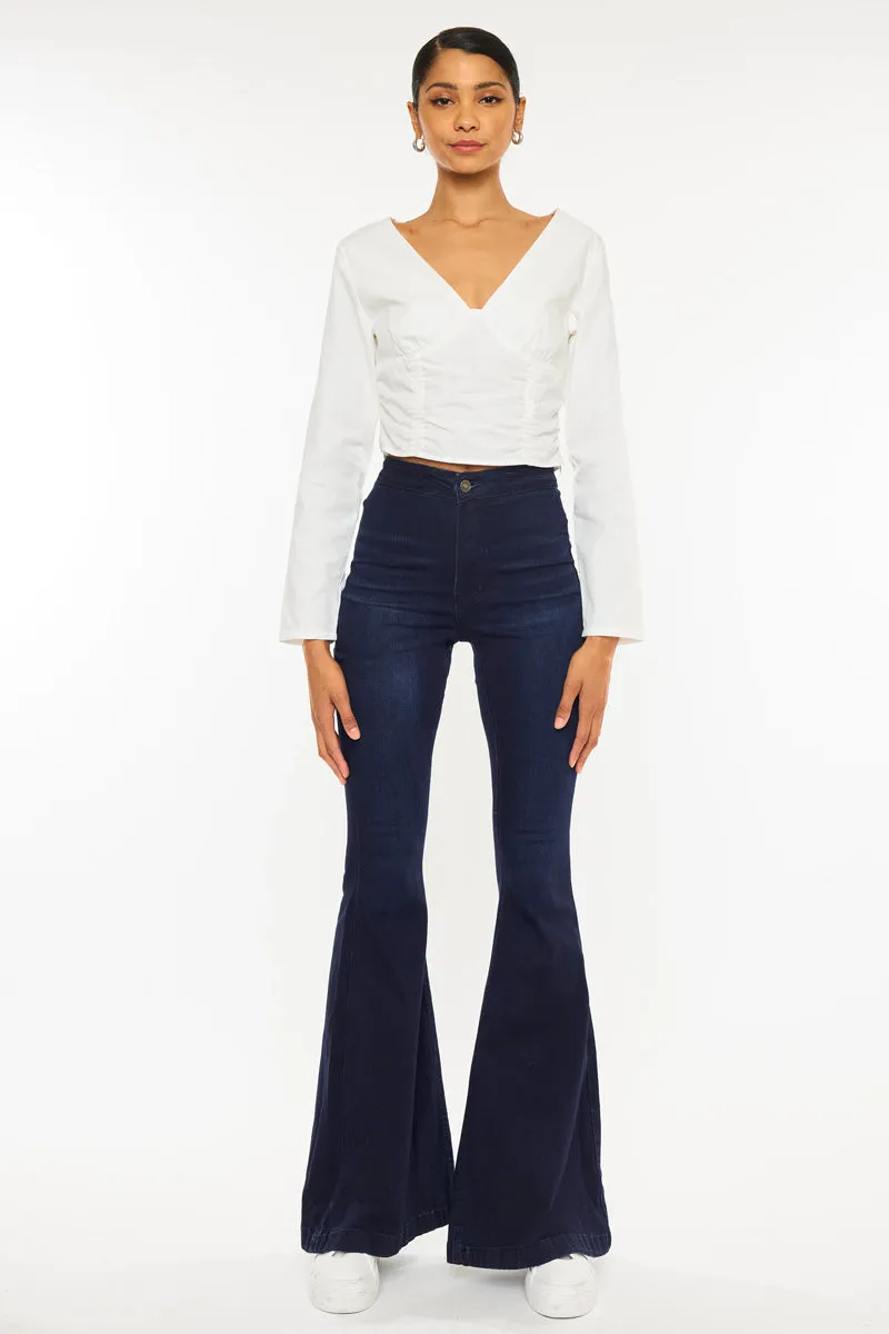 Jainey High Rise Flare Jeans sold by Kan Can product image thumbnail 3