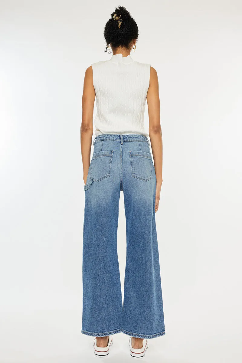 Richardine Ultra High Rise Wide Leg Jeans sold by Kan Can product image thumbnail 2