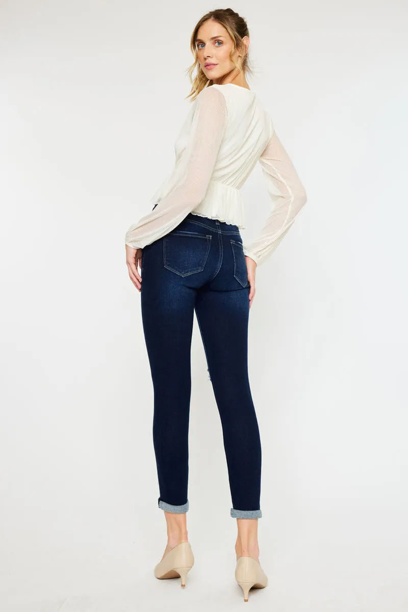 Hudson Mid Rise Ankle Skinny Jeans sold by Kan Can product image thumbnail 2